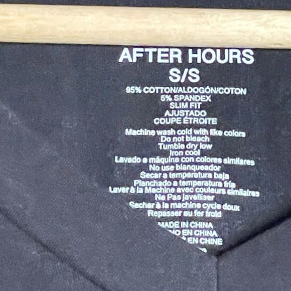 Jared Lang SS V Neck After Hours T-Shirt Size SM - Picture 3 of 5